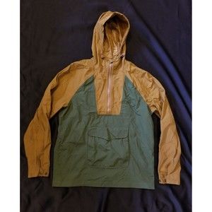 Taylor Stitch The Powder Jacket Medium (40) RARE Green Brown Anorak Mens M Earth